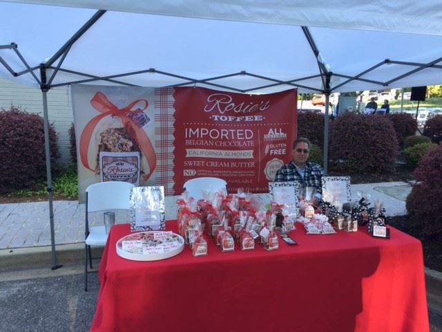 Rosie's Toffee had delicious toffees available for sale